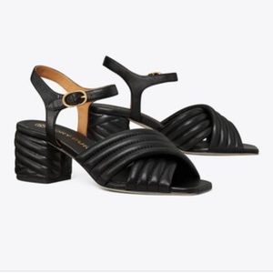 NWT Tory Burch Kira quilted 55mm heel